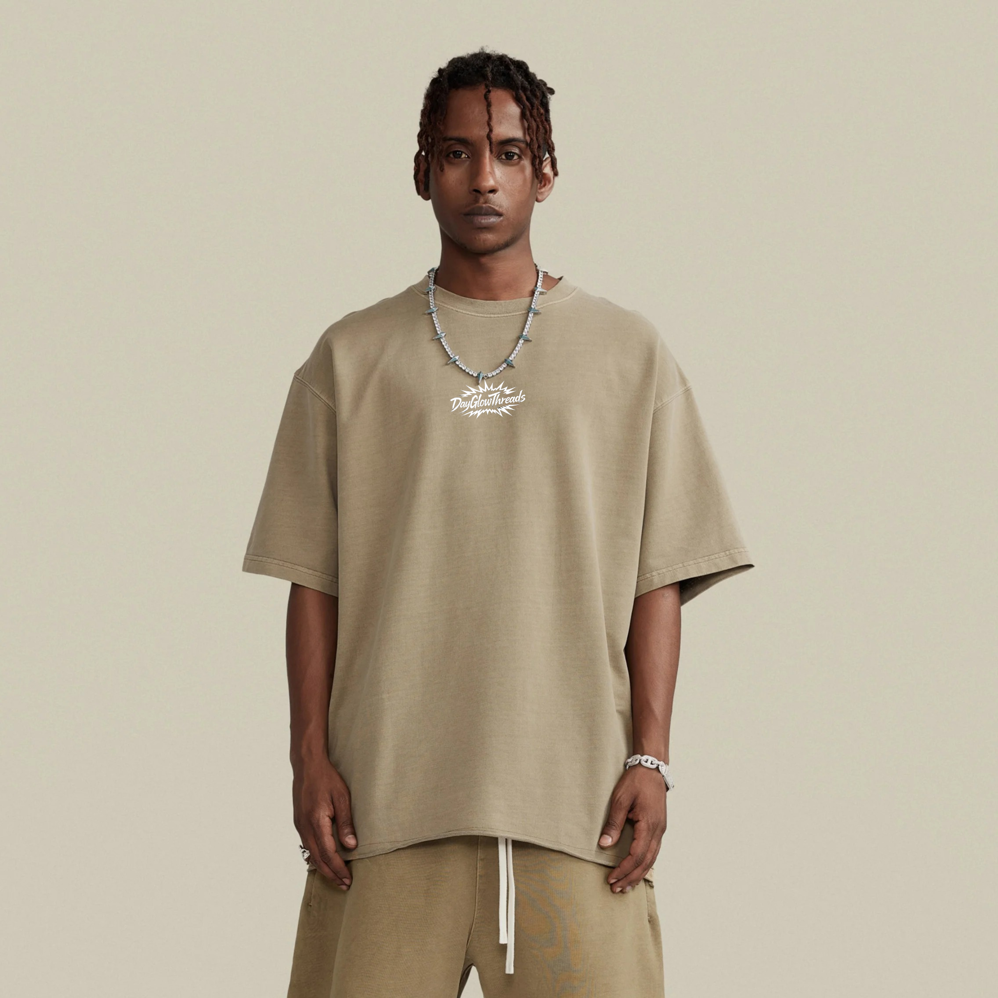 Stop Trying To Be Perfect Tee (Khaki)